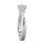 Μονόπετρο δαχτυλίδι ENG021 σε Λευκό Χρυσό με Διαμάντι